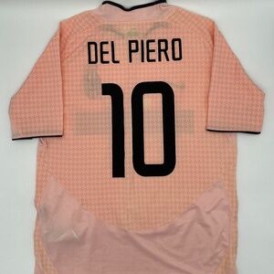 Del Piero #10 Juventus 2003/2004 Away ORIGINAL Nike VTG Rare Soccer Jersey (M)